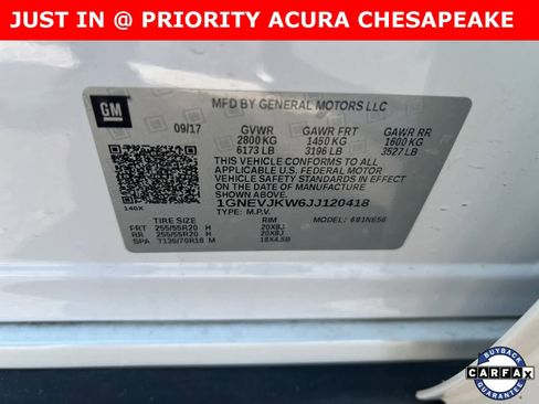 Used 2018 Chevrolet Traverse Premier image 7