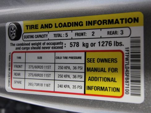 New 2025 Ford F150 Platinum w/ Equipment Group 702A High image 47