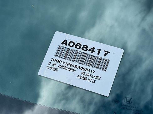 New 2025 Honda Accord LX image 25