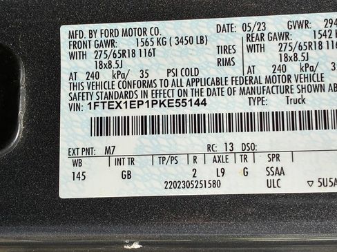 Certified 2023 Ford F150 XL w/ STX Appearance Package AWD/4WD image 54