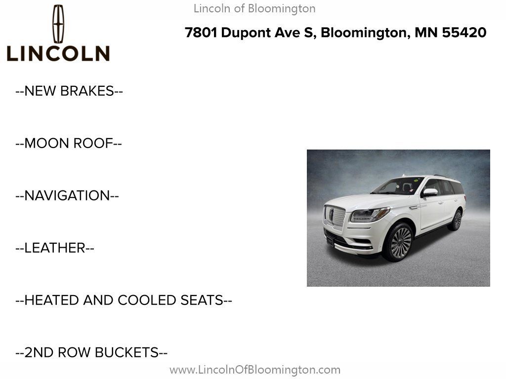 Used 2020 Lincoln Navigator Reserve w/ Equipment Group 208A Reserve AWD/4WD image 5