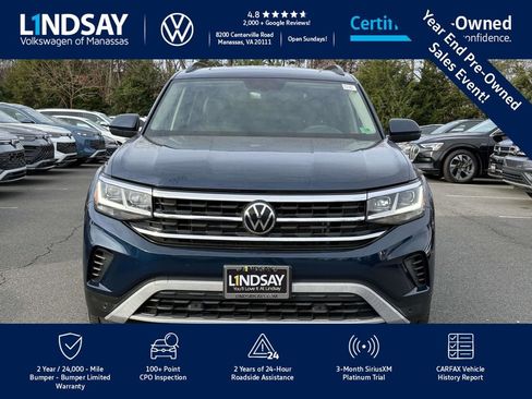Certified 2022 Volkswagen Atlas SE w/ Panoramic Sunroof Package image 8