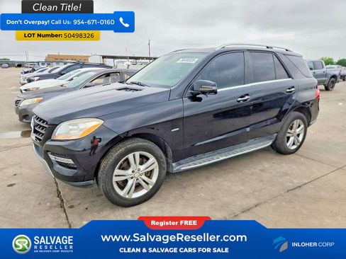Used 2012 Mercedes-Benz ML 350 BlueTEC 4MATIC image 1
