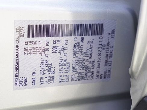 New 2025 Nissan Rogue S image 25