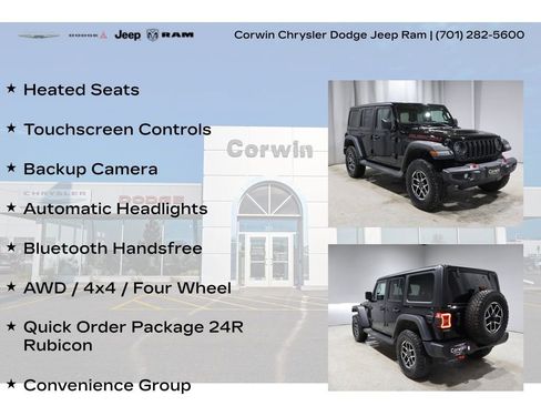 Used 2024 Jeep Wrangler Unlimited Rubicon w/ Convenience Group image 8