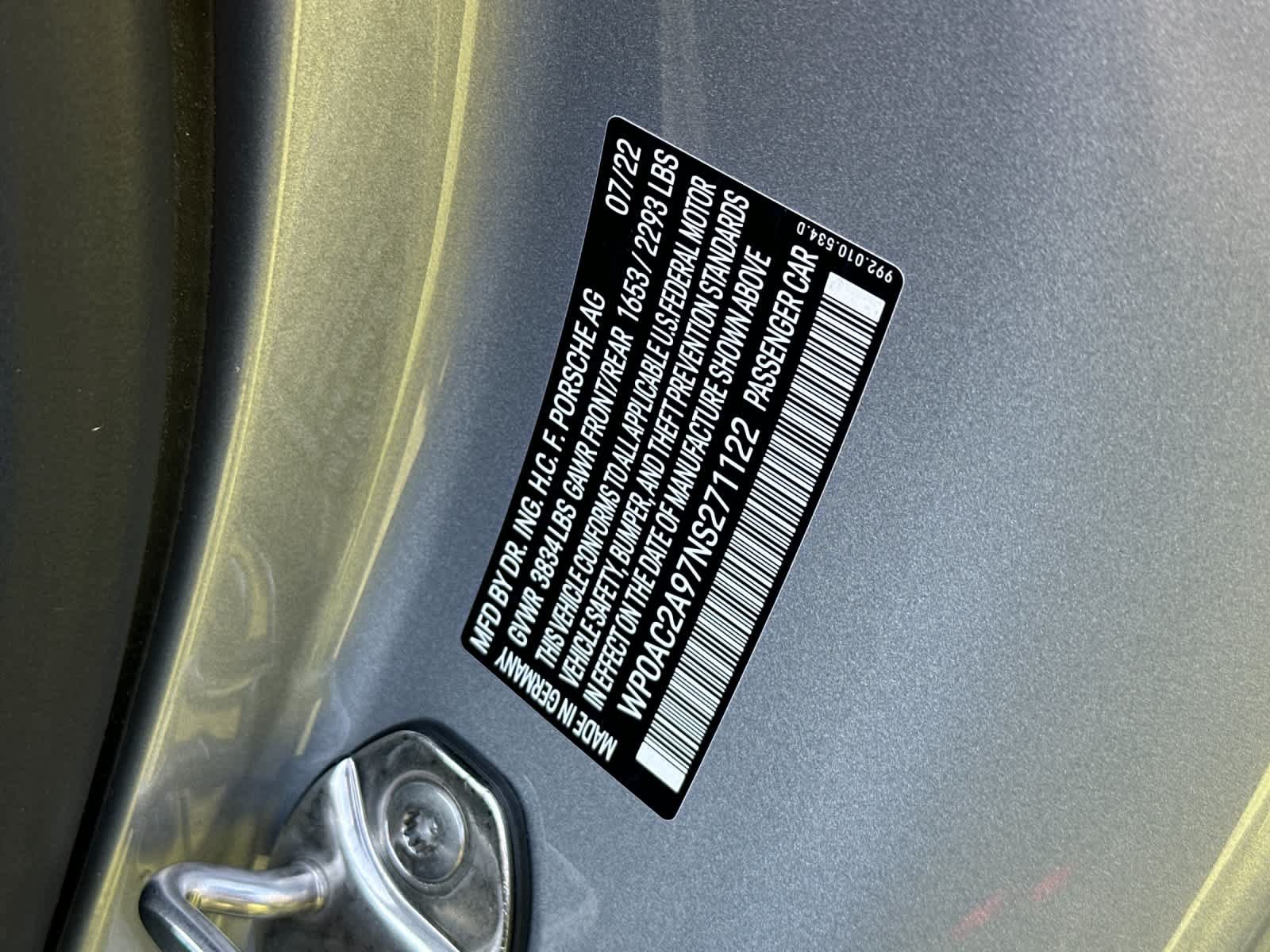 Certified 2022 Porsche 911 GT3 RWD image 30