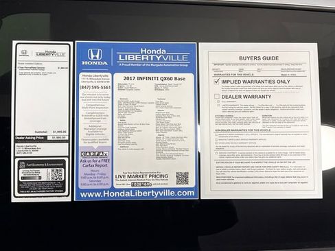 Used 2017 INFINITI QX60 Luxe w/ Deluxe Technology Package image 10