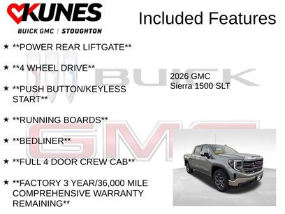 New 2026 GMC Sierra 1500 SLT w/ SLT Convenience Package