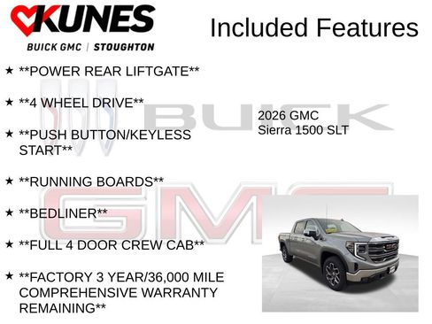 New 2026 GMC Sierra 1500 SLT w/ SLT Convenience Package image 3