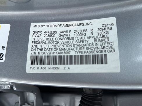Used 2019 Honda Accord Sport image 41