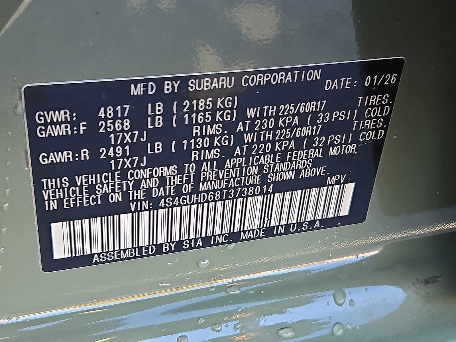 Certified 2026 Subaru Crosstrek 2.5i Premium AWD/4WD image 27