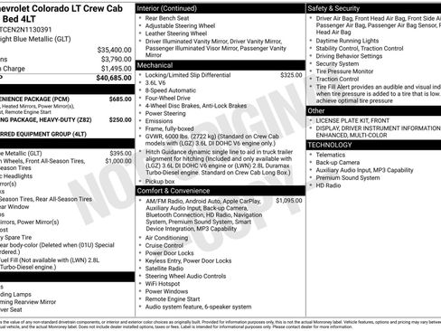 Used 2022 Chevrolet Colorado LT w/ LT Convenience Package AWD/4WD image 3