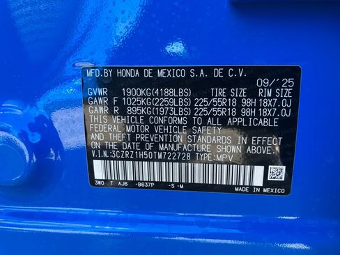 New 2026 Honda HR-V Sport image 35