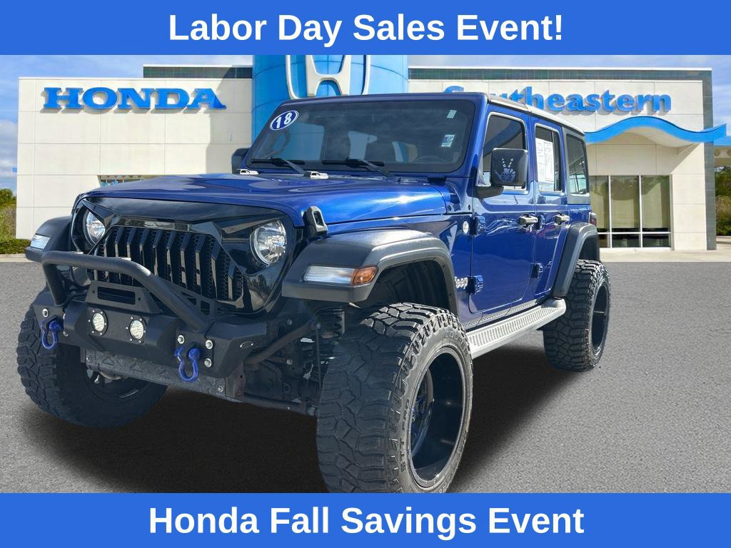 Used 2018 Jeep Wrangler Unlimited Sport S AWD/4WD 360° Tour