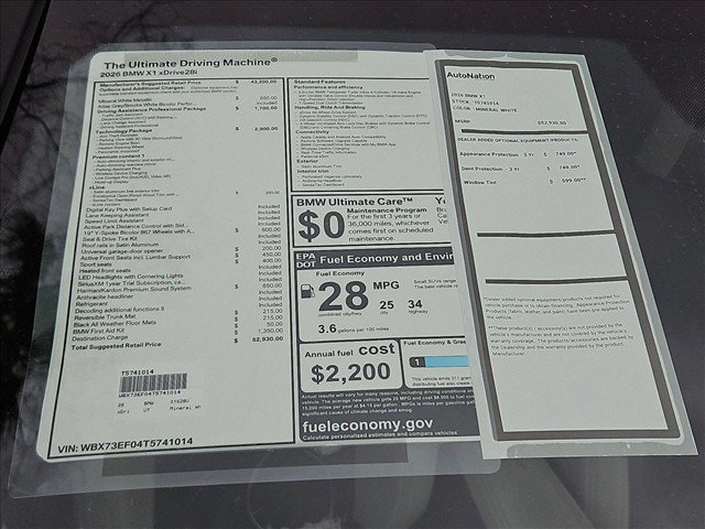 New 2026 BMW X1 xDrive28i w/ Technology Package AWD/4WD image 18