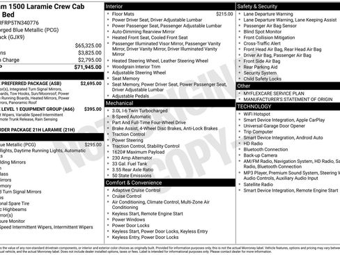 New 2026 RAM 1500 Laramie w/ Laramie Preferred Package AWD/4WD image 15