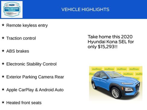 Used 2020 Hyundai Kona SEL image 18
