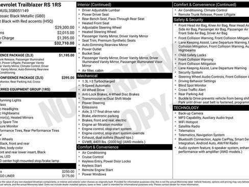 Used 2025 Chevrolet TrailBlazer RS w/ Convenience Package AWD/4WD image 31