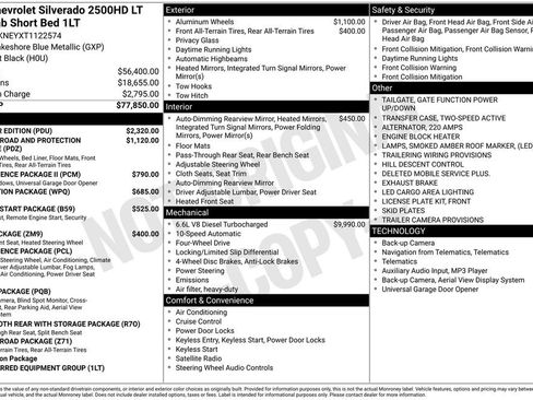 New 2026 Chevrolet Silverado 2500 LT w/ All Star Edition AWD/4WD image 2