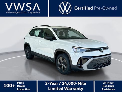 Certified 2025 Volkswagen Taos S FWD image 1