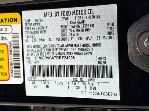 Used 2024 Ford Bronco Sport Outer Banks w/ Tech Package AWD/4WD image 33