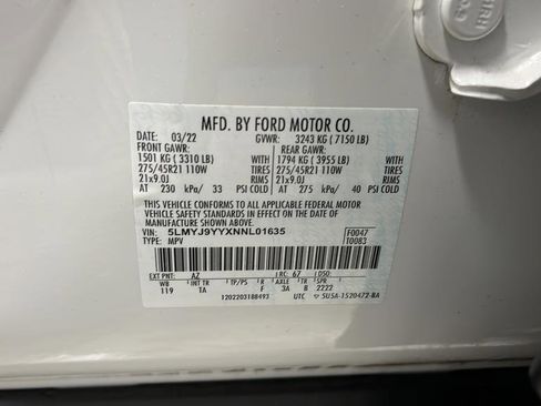 Used 2022 Lincoln Aviator Black Label Grand Touring w/ Class IV Trailer Tow Package image 32