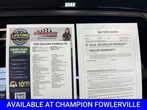 Used 2023 Chevrolet TrailBlazer RS w/ Convenience Package FWD image 36