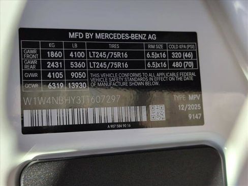 New 2026 Mercedes-Benz Sprinter 2500 image 17