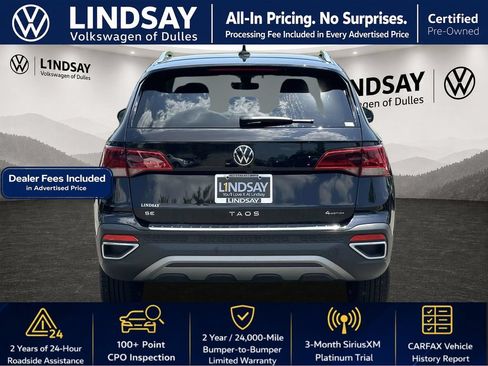 Used 2023 Volkswagen Taos SE w/ Panoramic Sunroof Package AWD/4WD image 6