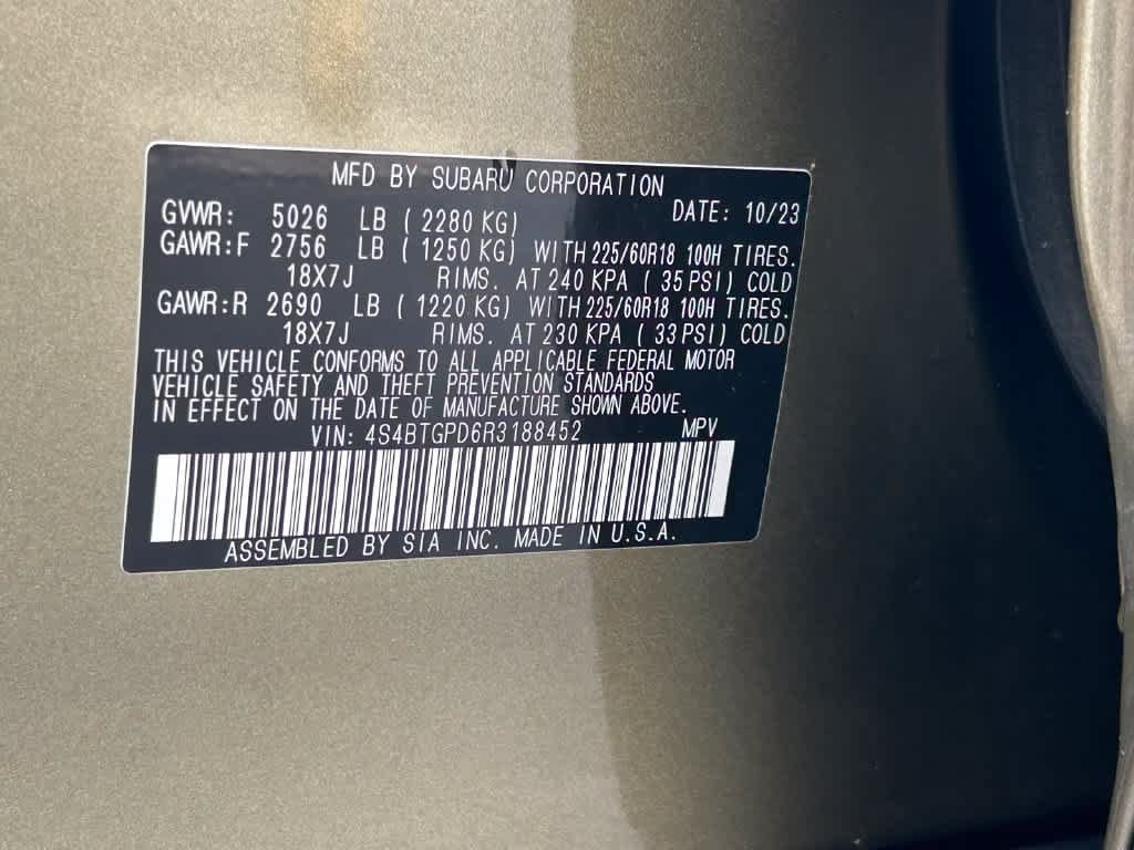 Certified 2024 Subaru Outback Touring XT AWD/4WD image 21