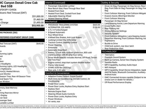 Used 2023 GMC Canyon Denali AWD/4WD image 4