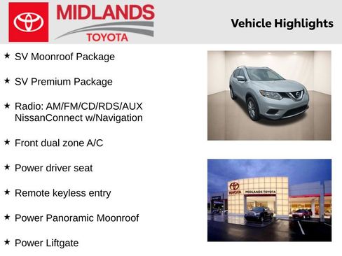 Used 2016 Nissan Rogue SV w/ SV Premium Package image 2