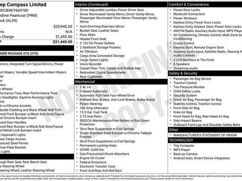 Used 2019 Jeep Compass Limited image 11