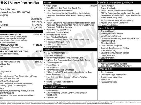 Used 2025 Audi SQ5 Premium Plus w/ Premium Plus Package image 9