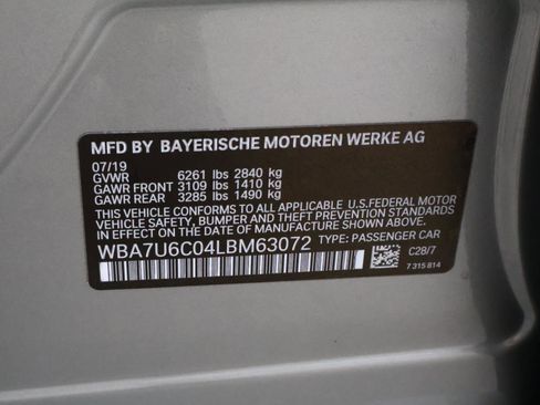 Used 2020 BMW M760i xDrive w/ Luxury Rear Seating Package AWD/4WD image 26