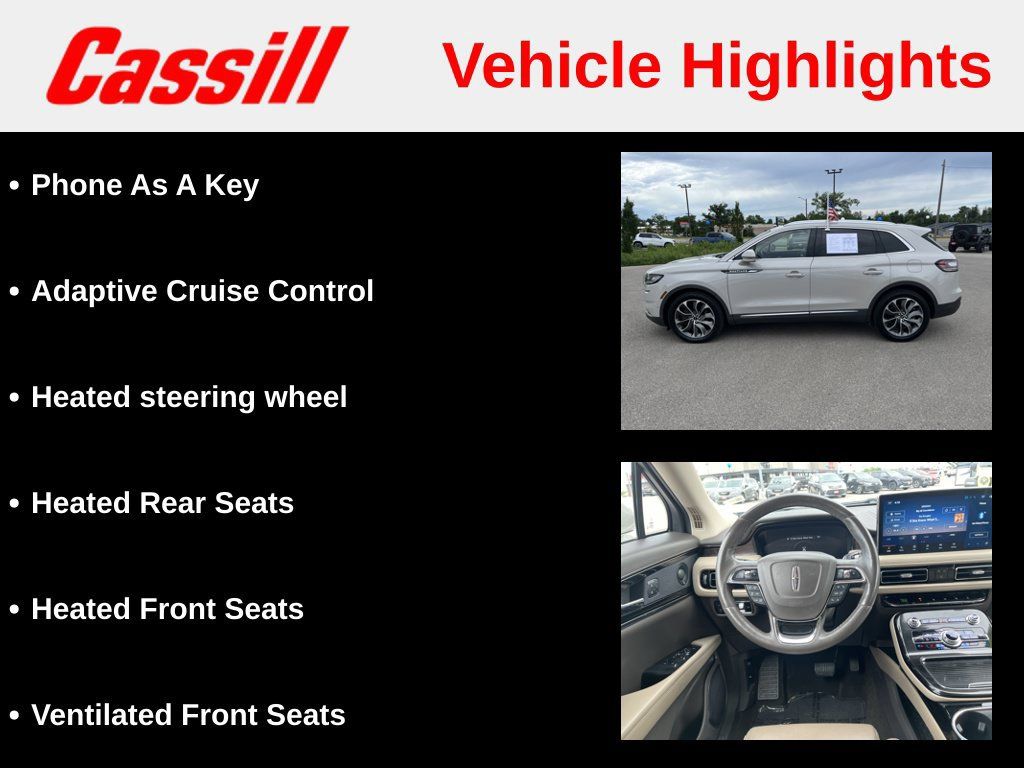 Used 2023 Lincoln Nautilus Reserve w/ Equipment Group 201A AWD/4WD image 21