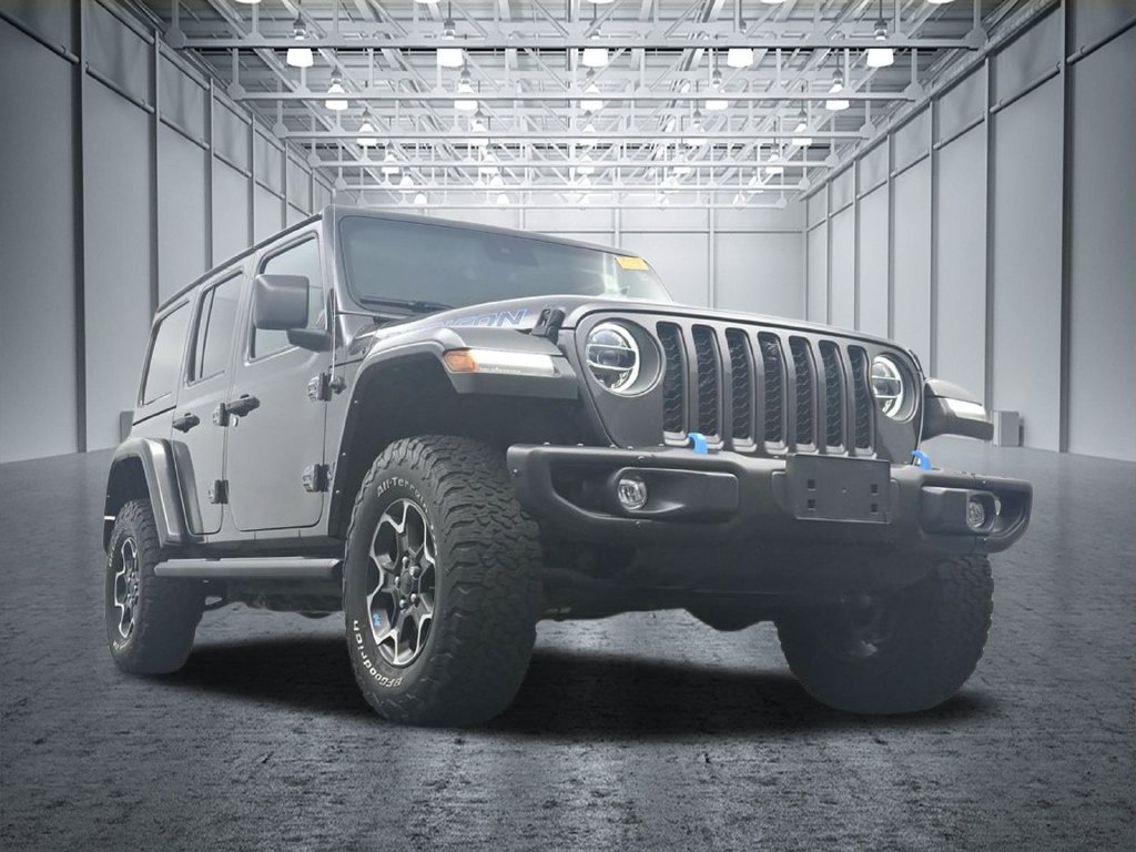 Used 2021 Jeep Wrangler Unlimited Rubicon 4xe w/ Steel Bumper Group AWD/4WD image 32