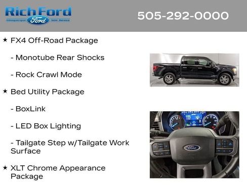 Certified 2023 Ford F150 XLT w/ Equipment Group 301A Mid AWD/4WD image 89