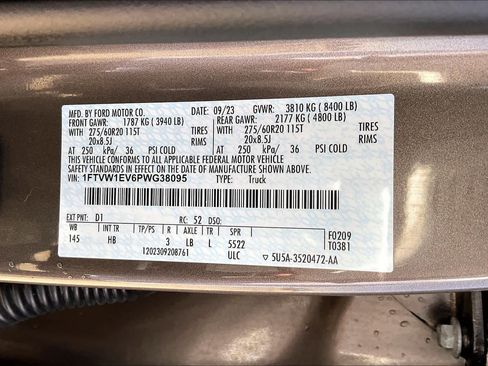 Used 2023 Ford F150 Lightning Lariat w/ Equipment Group 511A High AWD/4WD image 33