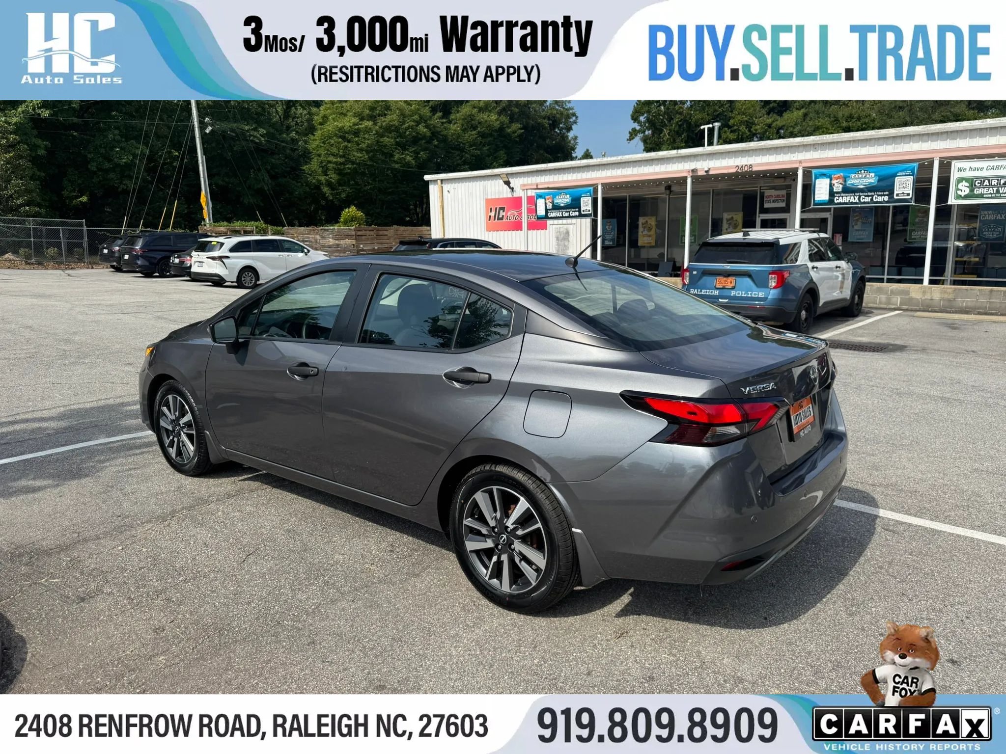 Used 2024 Nissan Versa S w/ S Plus Package FWD image 3