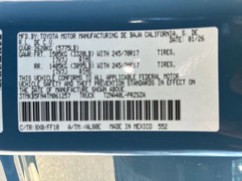 New 2026 Toyota Tacoma SR5 image 47