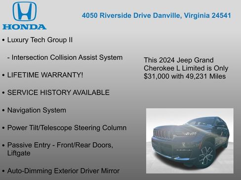 Used 2024 Jeep Grand Cherokee L Limited w/ Luxury Tech Group II image 17