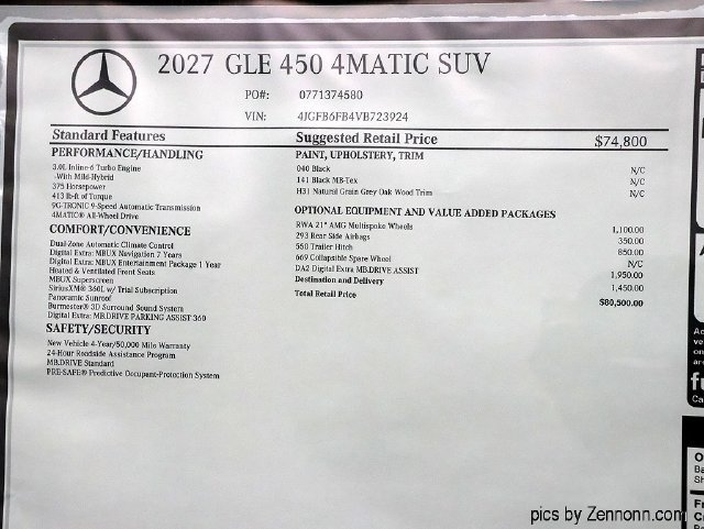New 2027 Mercedes-Benz GLE 450 4MATIC image 28