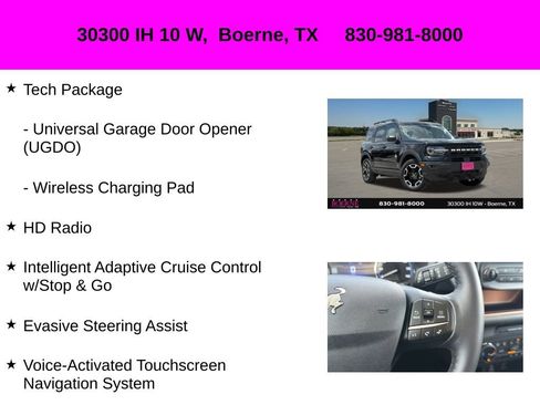 Used 2024 Ford Bronco Sport Outer Banks w/ Tech Package AWD/4WD image 20