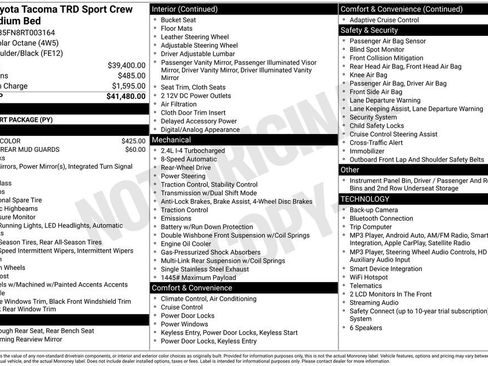 Used 2024 Toyota Tacoma TRD Sport RWD image 11