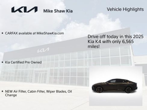 Certified 2025 Kia K4 GT-Line FWD image 9