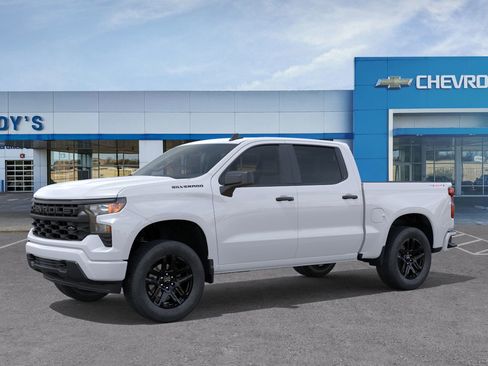 New 2026 Chevrolet Silverado 1500 Custom w/ LPO, Dark Essentials Package AWD/4WD image 2