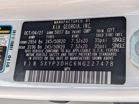 Certified 2022 Kia Telluride EX w/ EX Premium Package AWD/4WD image 33