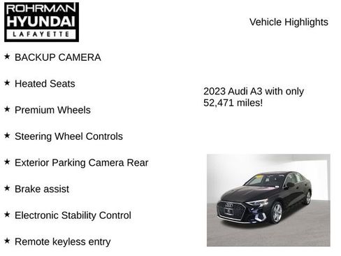 Used 2023 Audi A3 2.0T Premium FWD image 7