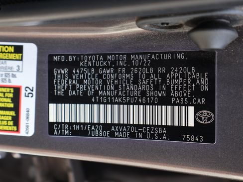 Used 2023 Toyota Camry SE FWD image 33